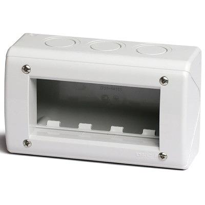 Модульная настен. коробка для эл/устан. изделий VIVA, IP40,4мод. фото 1