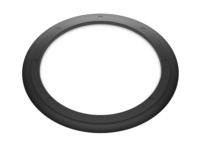 Кольцо резиновое уплотнительное для двустенной трубы D 200мм фото 1