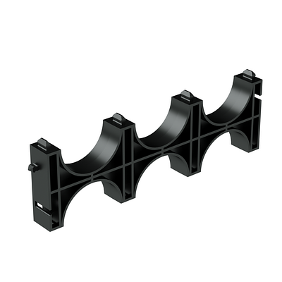 Держатель расстояния (кластер) для двустенных труб, д.50, тройной фото 1