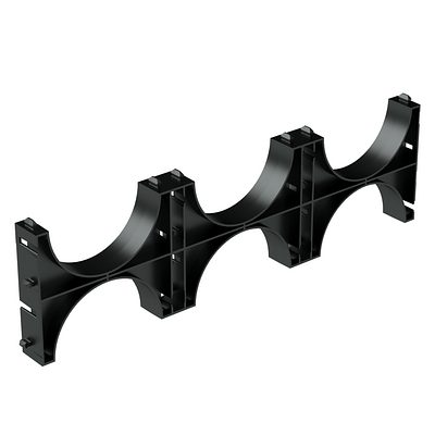 Держатель расстояния (кластер) для двустенных труб, д.160, тройной фото 1