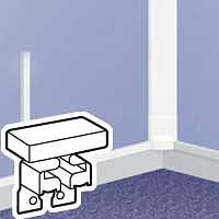 Заглушка торцевая для плинтуса 20х12,5 фото 1