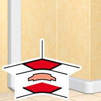 Угол внутренний для кабель-канала 105х50 фото 1