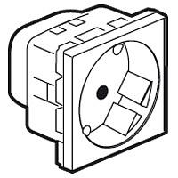 Розетка 2М, под углом 45", Белая фото 1