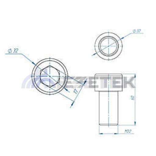 Головка удароприёмная 20 мм, сталь фото 2