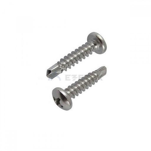 Саморез 3.9 х 19 полусф.гол.сверл. DIN 7504N оц. (пакет 20 шт) фото 1