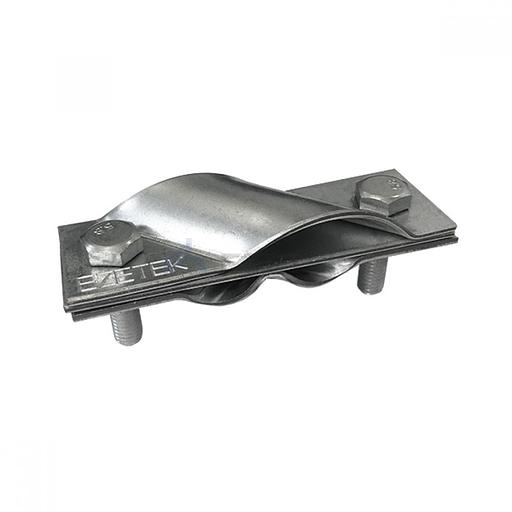 Зажим заземления стержень — полоса/пруток диагональный, нерж. фото 1