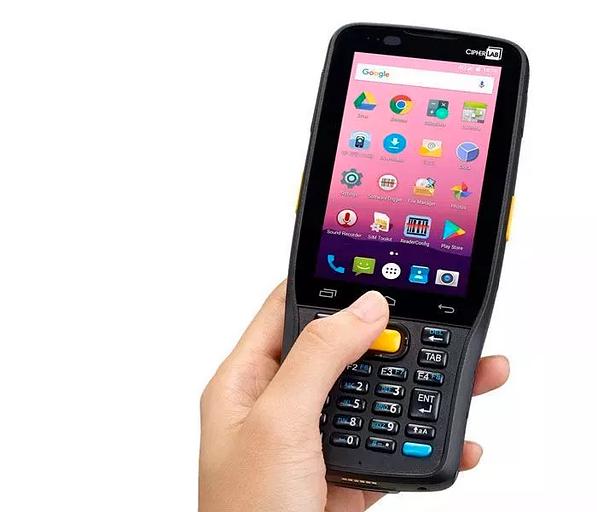 Терминал сбора данных RK25-2D-CL, Android 9.0, BT/WIFI/NFC, 2D Imager CipherLAB с прошивкой SDC,4" WVGA 230 nits, Камера 8M, 25 клавиш, EU Adapter, Snap on USB, GMS фото 2