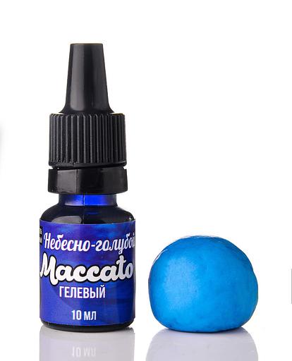 Гелевый водорастворимый краситель «Небесно-голубой» ОПТ фото 1