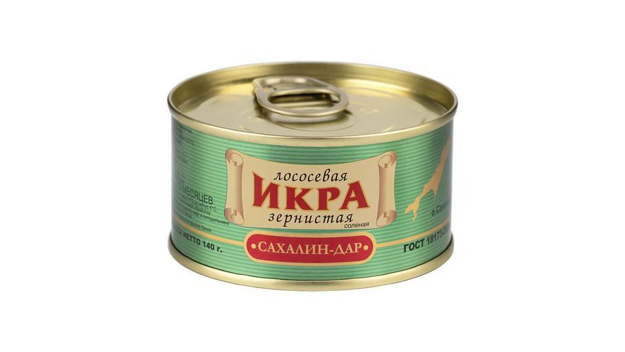 Икра лососевая зернистая соленая «Сахалин-Дар» РУССКИЙ РЫБНЫЙ МИР 1 сорт фото 1