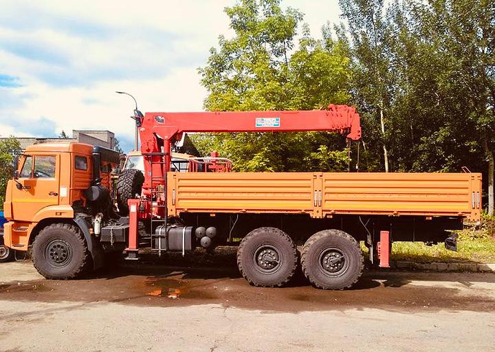 Бортовой камаз «43118-48» С КМУ Prosper 706 фото 1