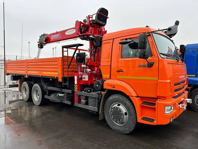 Бортовой камаз «65115» С КМУ Horyong 206 фото 1