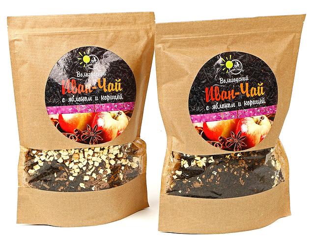 Иван-чай с яблоком и корицей, 500 г ОПТ фото 1