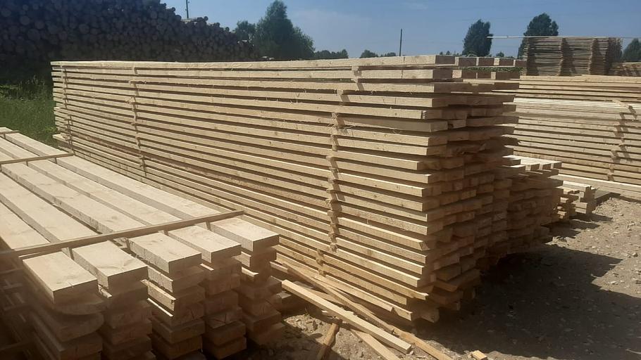 Доска сухая хвойная 25×125/150 мм фото 1