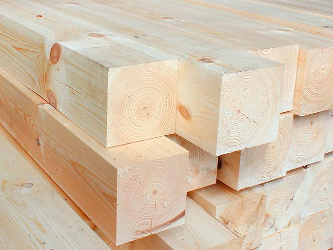 Брус сухой хвойный 100×100 мм фото 1