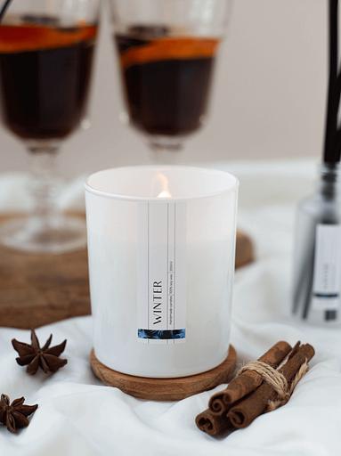 Свеча ароматическая Aesthete home «Winter» 250 мл ОПТ фото 1