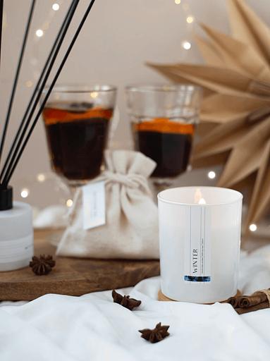 Свеча ароматическая Aesthete home «Winter» 250 мл ОПТ фото 2