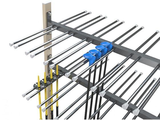 Стойка для лыж палок 2-174 С опт фото 2