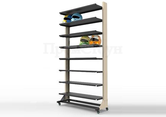 Стеллаж для шлемов Премиум 1-80 опт фото 1