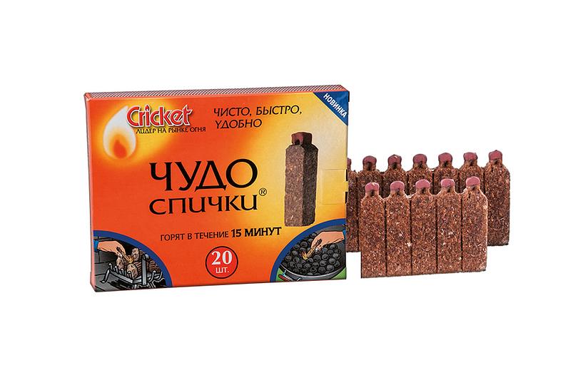 Спички для разжигания каминов и печей «Чудо спички» опт фото 1