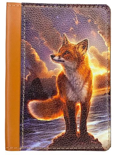 Обложка на паспорт «Лиса на севере» ОПТ фото 1