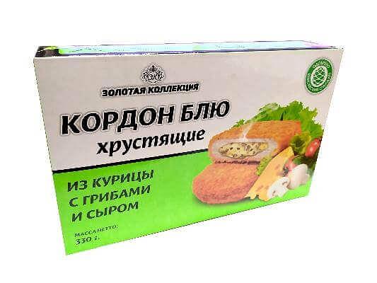 Кордон блю «Из курицы с грибами и сыром» 330 г опт фото 1