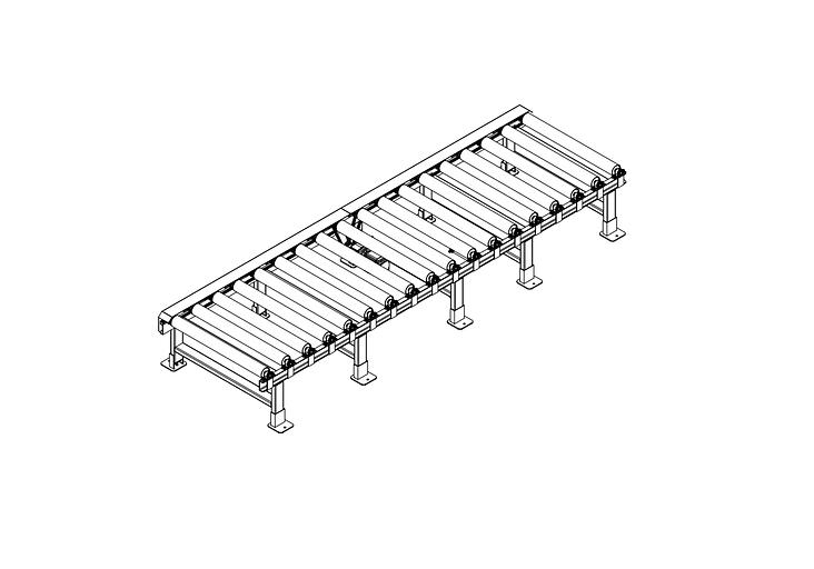 Рольганг (Роликовый конвейер) Т01A03.01-00.00.000СБ фото 3