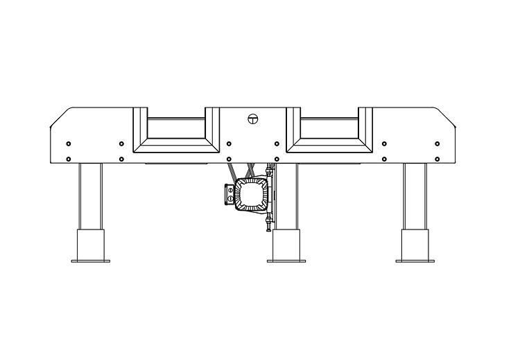 Рольганг поперечный под погрузчик Е08А01 фото 1