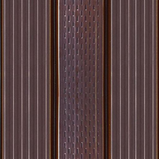 Металлический сайдинг «Тройной софит с центральной перфорацией» цвет RAL 8017 ЭКО фото 1