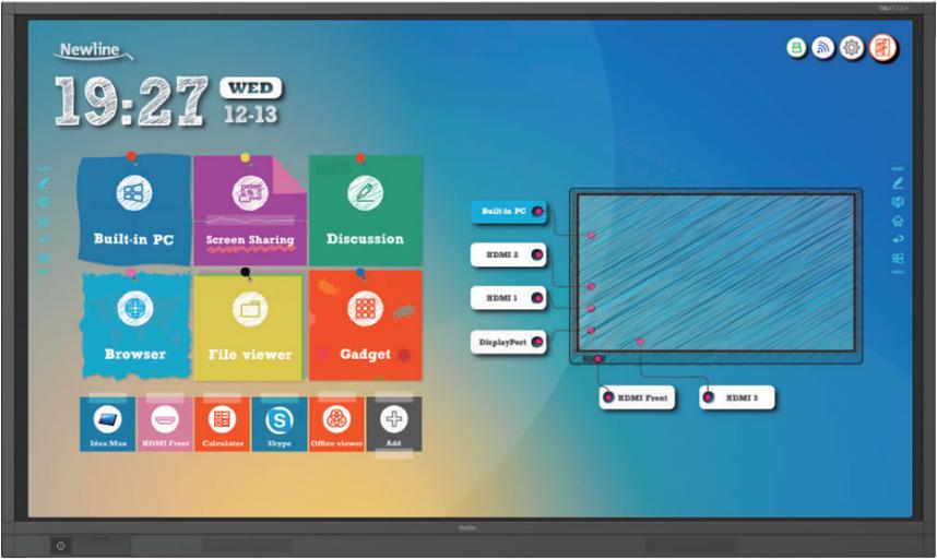 Интерактивная ЖК-панель Newline TruTouch TT-9818RS фото 1