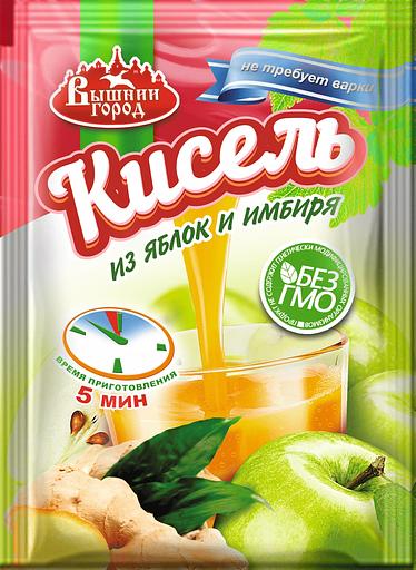 Кисель Вышний город из яблока с имбирём, 30 г ОПТ фото 1