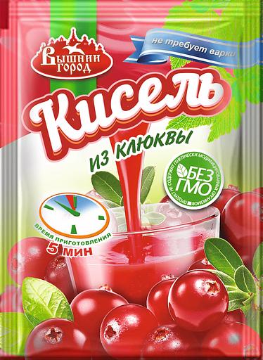 Кисель Вышний город из клюквы, 30 г ОПТ фото 1