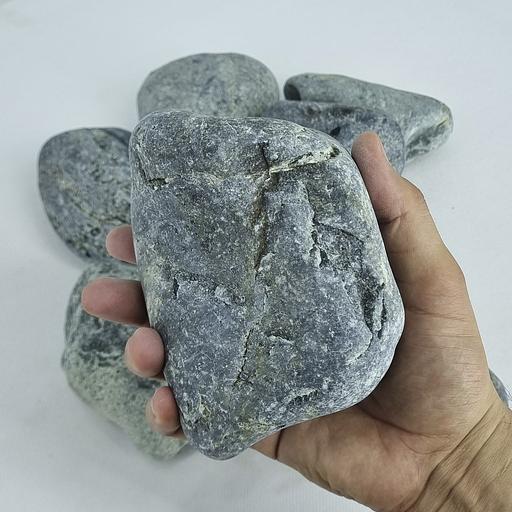 Премиум камни для бани и сауны Нефрит шлифованный 100-150 мм фото 4