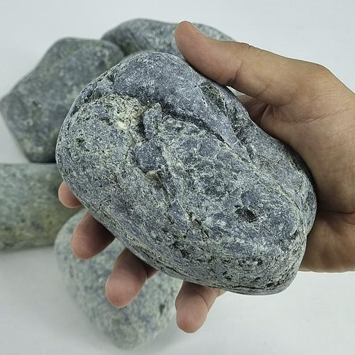 Премиум камни для бани и сауны Нефрит шлифованный 100-150 мм фото 6