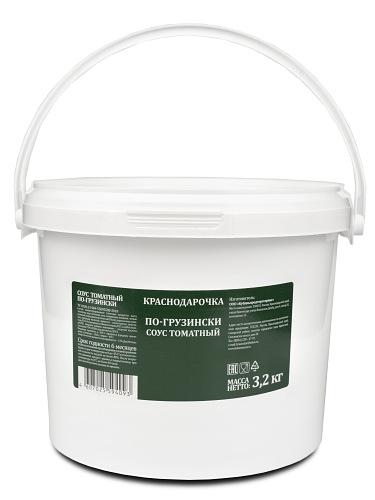 Соус «По-грузински» Краснодарочка, 3,2 кг, опт фото 1