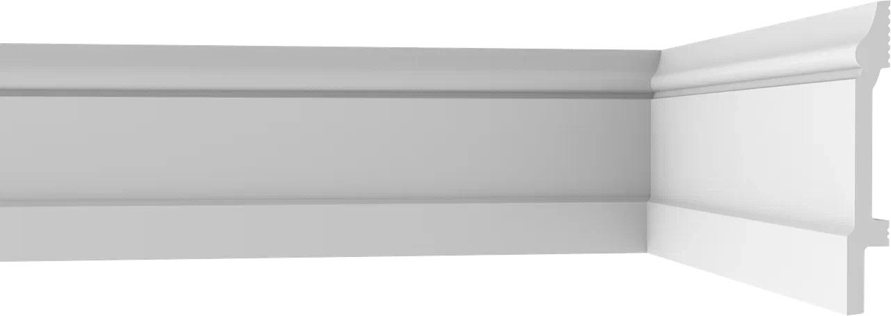 Плинтус напольный Format 12009DF 2000х110х125 мм, белый ОПТ фото 2