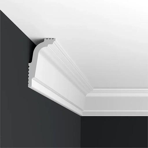 Плинтус потолочный Format 06011D 2000х110х125 мм, белый ОПТ фото 1