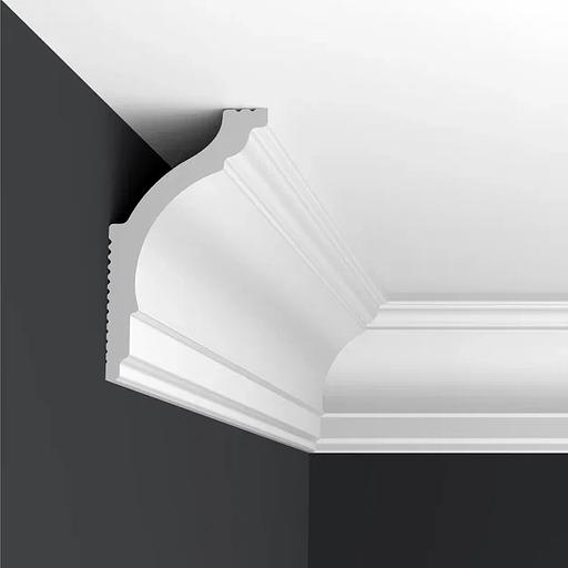 Плинтус потолочный Format 08018D 2000х110х125 мм, белый ОПТ фото 1