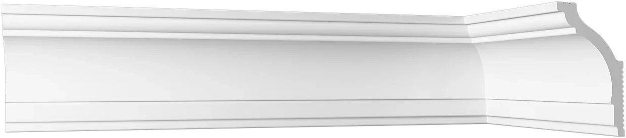 Плинтус потолочный Format 08018D 2000х110х125 мм, белый ОПТ фото 2