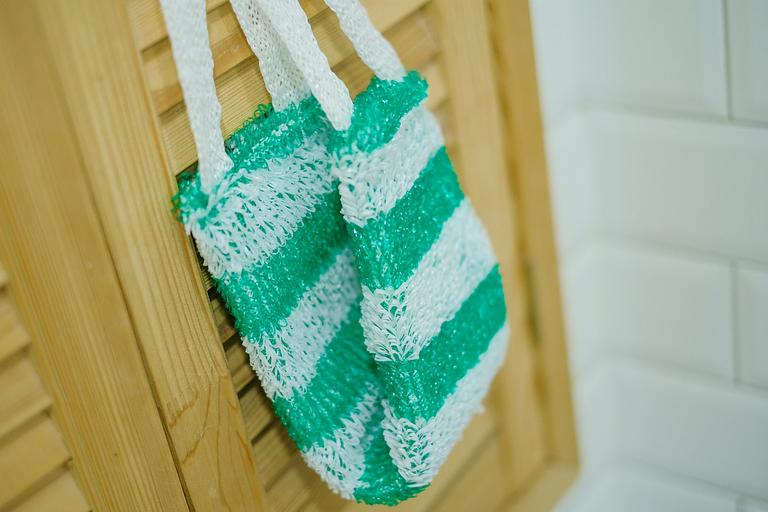 Мочалка «Гармония» 42х12 см, махра 10 мм ОПТ фото 1