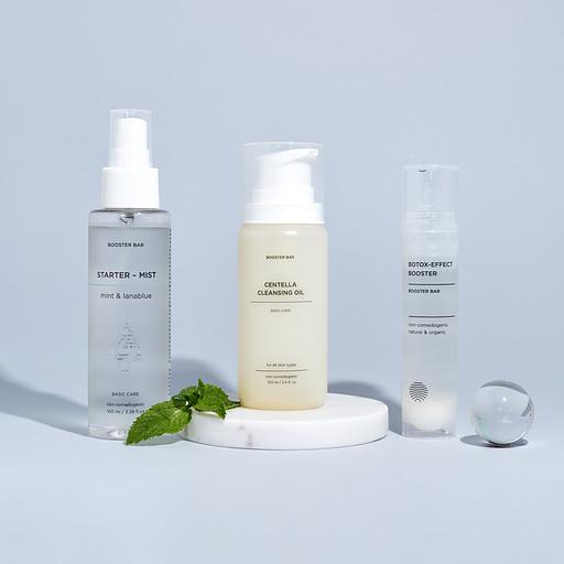 Тонер-мист с мятой и голубыми водорослями Booster bar «Mint&Lanablue Starter-Mist» 100 мл ОПТ фото 2