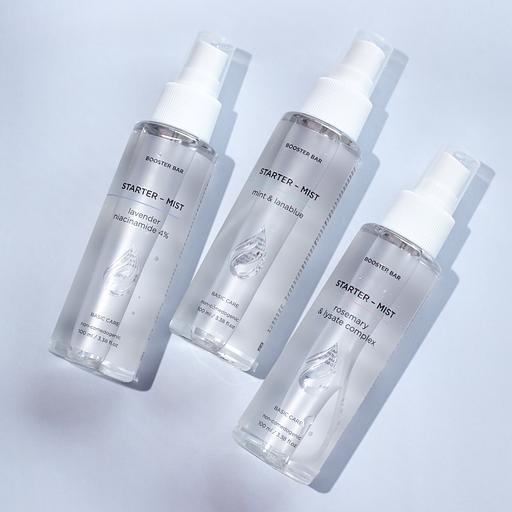 Тонер-мист с мятой и голубыми водорослями Booster bar «Mint&Lanablue Starter-Mist» 100 мл ОПТ фото 3