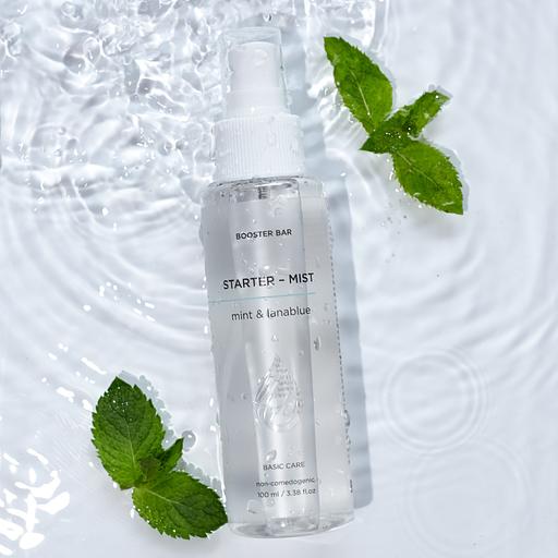 Тонер-мист с мятой и голубыми водорослями Booster bar «Mint&Lanablue Starter-Mist» 100 мл ОПТ фото 5