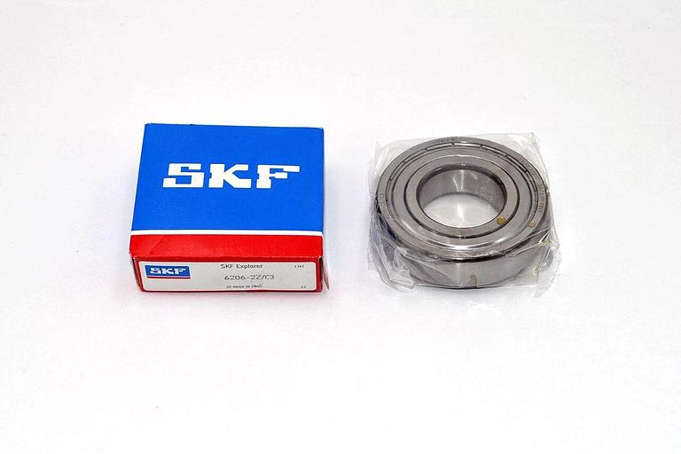 Подшипник SKF 6206 ZZ C3 (80206 (76)) 30*62*16мм фото 1
