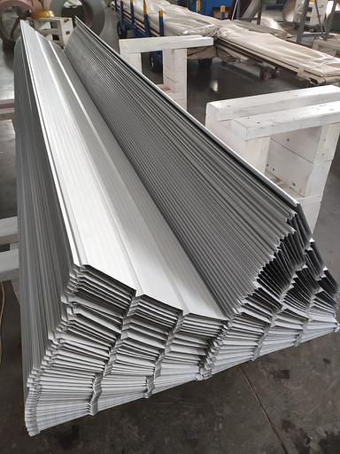 Металлический сайдинг «Тройной софит с центральной перфорацией» цвет RAL 9003 ЭКО фото 2