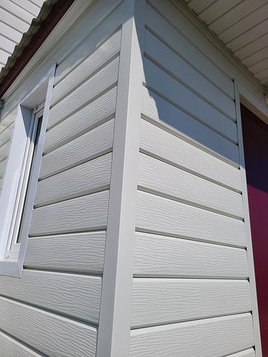 Металлический сайдинг «Евробрус с тиснением» цвет RAL 9002 фото 9