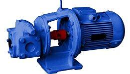 Насос НМШ8-25-6,3/2,5-10 масляный шестеренный 2,2кВт на лапах фото 1