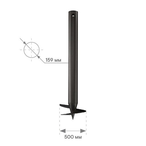Винтовая свая 159х6000 фото 3