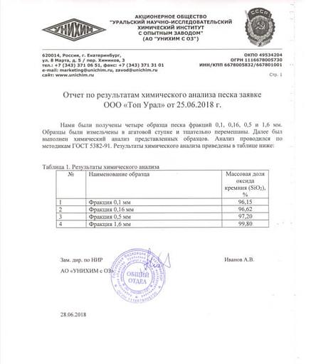 Песок стандартный монофракционный ГОСТ 6139-2020 опт фото 3