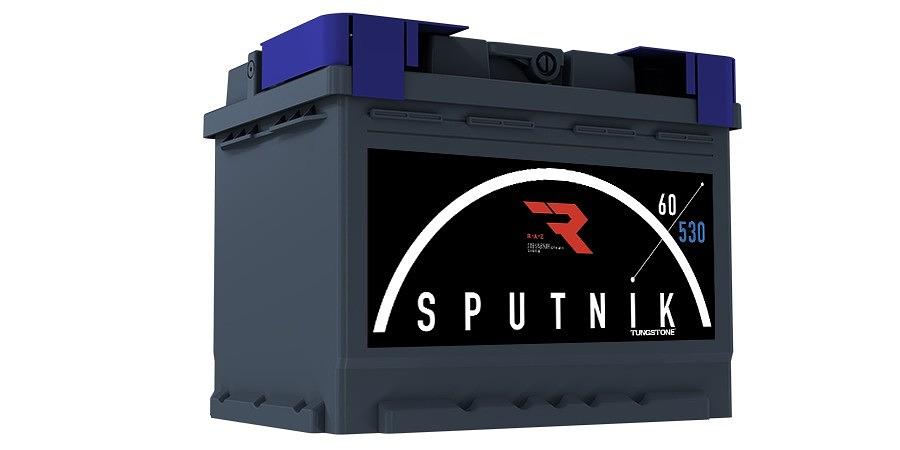 Аккумулятор Sputnik 60 А/ч, прямой полярности, конус, SPU6010 ОПТ фото 1