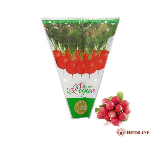 Пакет ПВД RedLine «Свежий редис» 18х30 см ОПТ фото 1